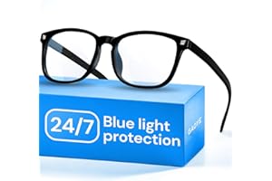 Gaoye Blue Light Blocking Glasses - Fashion Square Fake Eyeglasses, Anti UV Ray Computer Gaming Glasses, Blue Blockers Glasses for Women/Men