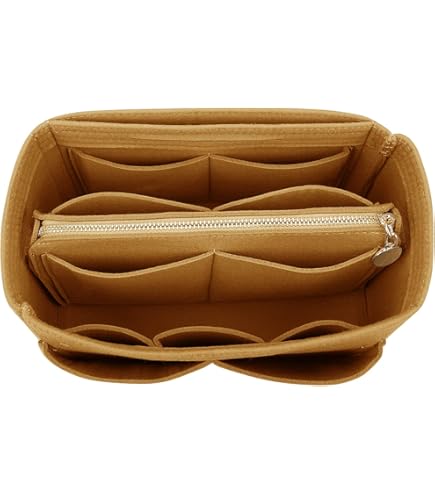 Lckaey Organiseur de sac en feutre pour sac Le Pliage grand modèle,Y012, beige, L