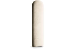 Muralo Stoppad Väggpanel Magic Velvet Creme - 30x100 cm | Tjock skumstoppning under ett mjukt tyg, färdigsytt och monteras med medföljande dubbelhäftande tejp på minuter