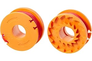 WORX WA0004.1 Rasentrimmer Faden für alle 20V WORX Rasentrimmer – Langlebige Ersatzfaden Spulen für verbesserte Schneidgeschwindigkeit – Ø 1,65mm, 3m Länge – 2er Set