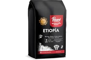 BOCONO SPECIALTY COFFEE Boconó Specialty Coffee - Café de especialidad en grano de Etiopia - 1 Kg Arábica de Tueste Natural - ideal para cafetera Italiana V60 Chemex Aeropress - espresso