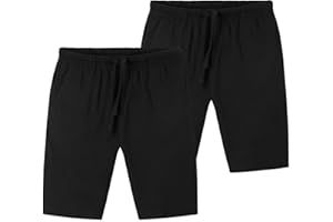 CityComfort Zestaw 2 szortów z dżerseju dla chłopców, dwupak w kolorze granatowym i grafitowym lub szarym i czarnym, z kieszeniami do uprawiania sportu, wypoczynku, piłki nożnej, siłowni, letnie piżamy