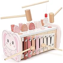Jouet eveil bebe 3 6 9 12 mois, Jouet bebe 1 an jeux montessori bebe eveil 0-6 mois Jouets d'activité et de développement jeux bebe - Jeux - Jouets