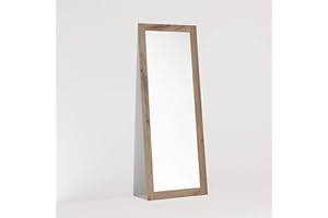 ARHome Specchiera da Parete, 160 x 60, Rovere Rustico, Specchio da Terra, Made in Italy