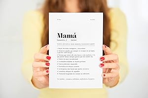 Wild Confetti Tarjeta felicitación Día de la Madre⎪Tarjeta regalo Día de la Madre para enmarcar ⎪Regalos originales Dia de la Madre