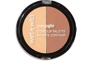 Wet n Wild MegaGlo Contouring Palette, Ansiktskonturpuderduo med en Blandbar och Byggbar Formula för ett Perfekt Ansikte, i N