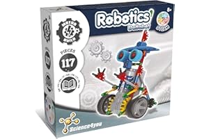 Science4you Robotics Deltabot - Kit Robotica para Niños con 117 Piezas, Construye tu Robot Interactivo, Construcciones, Robot para Montar, Juegos, Juguetes y Regalos para Niños 6 7 8 9 10 - 14 Años