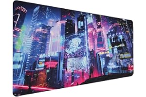 Xcosmic Gamingowa mata pod mysz XXL (900 x 400 mm), duża podkładka pod mysz i klawiaturę, specjalna podkładka pod mysz z motywem anime, specjalna powierzchnia, aby poprawić precyzję i prędkość,