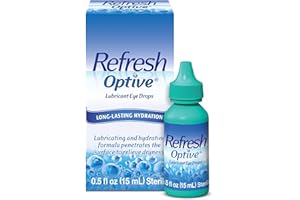 Refresh Optive Lubricant Eye Drops, 0.5 fl oz (15mL) Sterile