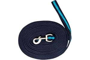 Pfiff 101196 Softlonge, Longe Longierleine, Wirbel Karabinerhaken, ca 8,20 Meter