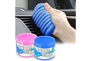 HAO BOSCH AHYBZN Auto Reinigungsset Innenraum Tastatur Reinigungsset, 2 Stück Reinigungsknete Wiederverwendbare, Schleim Reiniger Universeller Staubreiniger für Laptop, Drucker, Kameras, Fernbedienung