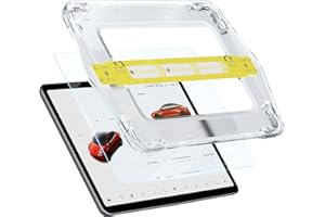 PROTESCREEN Screen Protector Compatible with Tesla Model 3/Y, with Alignment Kit Automatic Alignment, Center Control Touch Screen Car Navigation Tempered Glass Accessories 9H Anti-Glare Anti-Fingerprint