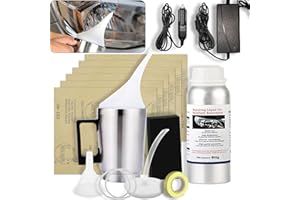HYHJMISTY Kit di Riparazione fari, Kit di lucidatura dei fari per Riparare l'ingiallimento, l'invecchiamento, l'ossidazione, la sfocatura, la crepa del Faro di Auto, Moto, ECC.