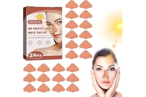 Anloximt 24 Protection Solaire Patch Nez Protection UV Patch Nez Protection Solaire UV Protège Nez pour Lunettes Protection Solaire pour Tout Peau