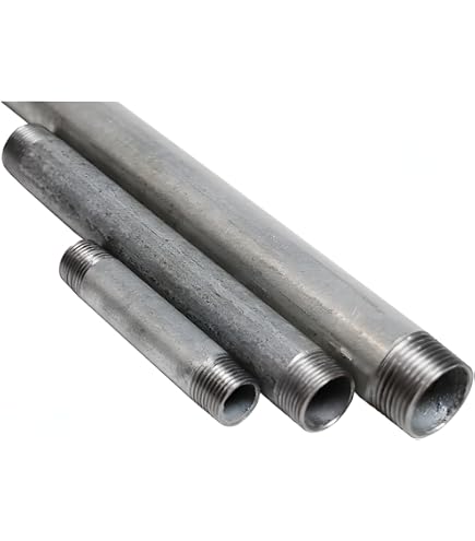 Mamelon De Tuyau Galvanisé 1/4" MNPT X 2" De Long - Acier Galvanisé - Schedule 40 - Neuf