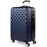 ITACA - Travel Suitcases Set Suitcases 4 Wheels - Travel Luggage Set - Lightweight Travel Suitcases Set Combination Lock, blu