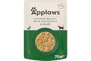 Applaws Katze Beutel Huhn & Spargel, 12er Pack (12 x 70 g)