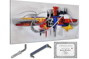 Monica Mirafiori I 140x70 cm I Tableau Peint à la Main I Modèles Tableau I Peintre Moderne I Tableaux Peintures I Toile sur Cadre en Bois