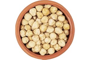 ‎SUNNAH SHOP Knackige Haselnusskerne blanchiert und Naturbelassen für maximalen Genuss I Unbehandelte gesunde Nüsse I geschälte Haselnüsse I Aromatische blanchierte Haselnuss ohne Zusätze (1KG)