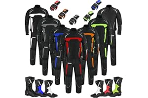 PROFIRST Waterproof Motorbike Gears, Motorbike Suit Motorcycle Suit, Jacket, Trouser, Gloves & Boots Whole in one Listing - Corduroy Fabric - Armour Suit