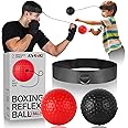MHYS Boxing Reflex Ball, Boxing Training Ball, Boxing Ball with Headband, Speed Training Suitable for Adult/Kids Best Boxing Equipment for Training, Hand Eye Coordination