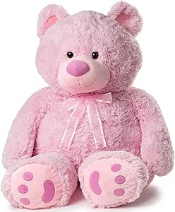 Huge Teddy Bear Pink Amazon Co Uk Toys Games