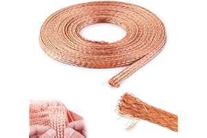 SKYPRO 16,4 stopy czysta miedź pleciona siatka przeciw zakłóceniom szerokość 4 mm elastyczny kabel rozlutowywanie knota lutowany oplot miedziany drut narzędzie do naprawy