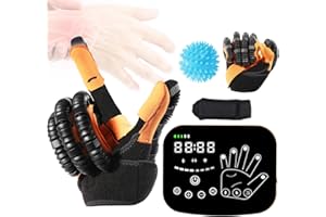 COMMSIN Versione Aggiornata Guanti robotici per la riabilitazione funzionale delle dita e delle mani in pazienti con artrite, emiplegia da ictus Guanti riabilitativi per esercizi di riabilitazione