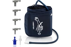 XIANGLONGY Misuratore da Braccio Pressione Sanguigna 22-32 cm, Bracciale Pressione Portatile Con 6 Connettori, Solo Bracciale Misuratore Pression Arteriosa (Modello normale)