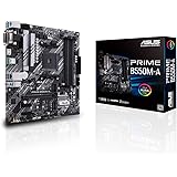 ASUS Prime B550M-A - Placa Base mATX AMD AM4 con disipación VRM Mos, Dual M.2, PCIe 4.0, 1 GB LAN, HDMI/D-Sub/DVI, SATA 6 Gbp