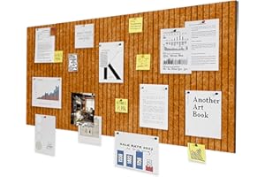 LUPATDY Corcho Pared Autoadhesivo 60 x 40 cm, Tablón de Anuncios de Fieltro, Home Decoration, Tablón de Visionboard 0,9 cm, para Oficina, Hogar y Habitación Infantil (Café Leche)