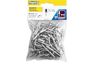 RAPID 5000382 - Remache Ø4.8x16mm. Alu en bolsa de 100 Unds.