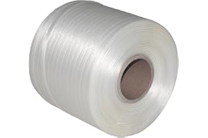 KK VERPACKUNGEN 4 rouleaux de ruban de cerclage de 9 mm de large, 500 m de long chacun, résistance à la déchirure 275 kg pour noyau de presse 60 mm