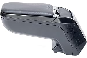 rati Armster2 bracciolo Centrale Adatto a Citroen C3 AIRCROSS 2018-21 [Nero]I con vano portaoggetti I Che Si Adatta Perfettamente alla Console Centrale