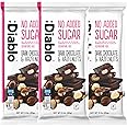 Diablo Dark Chocolate with Hazelnuts | Sweetened with Maltitol | Sugar Free| Perfect for Gifting | 85g (Pack of 3)