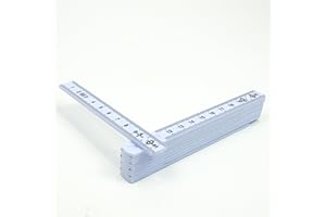 pimaldaum® Regla plegable/Metro de plástico 1 m para un registro rápido y preciso de longitudes y distancias