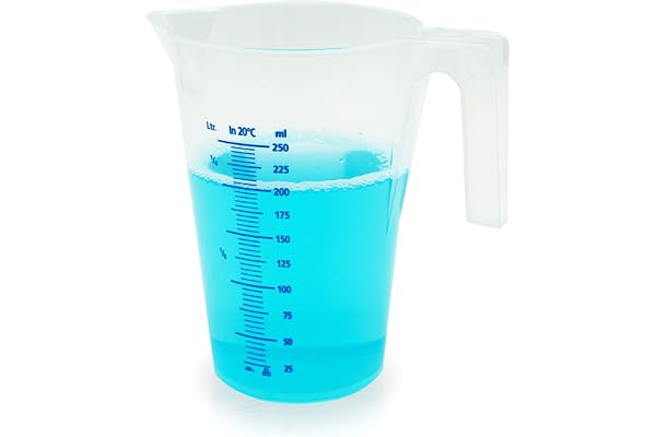 LICARGO® Gobelet doseur de 250 ml - Passe au lave-vaisselle, résistant à la chaleur et sans BPA - Fabriqué en Allemagne