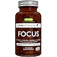 Focus - Nootropic Brain Supplement for Concentration with Methylated B-Vitamins, Taurine, L-Tyrosine, L-Theanine & 200mg Caffeine, Zinc and Copper, 60 Capsules, by Igennus