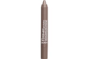 ‎GOSH GOSH Forever Eye Shadow Lidschatten-Stift mit cremiger Textur für einfaches Auftragen und intensives Farbergebnis I wasserfest, hält bis zu 8h I parfümfrei & hautverträglich I 010 Twisted Brown (Matt)