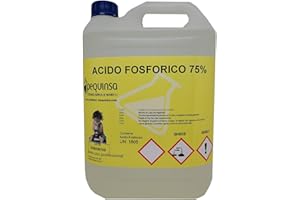 PEQUINSA Acido Fosforico 75%. Envase 5 Litros.