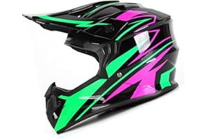 HELMBLAZIA Motocross Helm Kinder, ECE22.06-Zertifizierung, Jugend Motorradhelme, Downhill Fullface MTB Integralhelm Crosshelm Helm, Für Jungen Mädchen Quad Bikes BMX Fahrrad ATV Offroad DH Helm