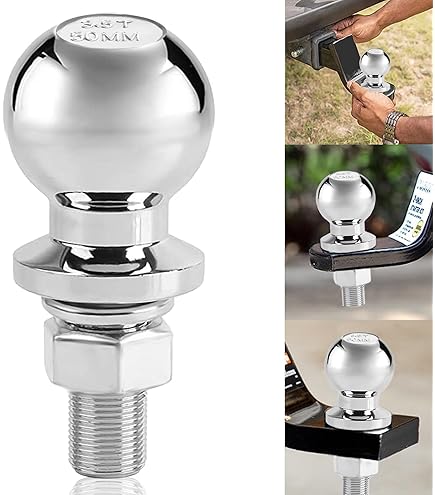 Gancio Traino Rimorchio Con Sfera Da 50 Mm &ndash; Attacco 1,25&Prime;(31,75mm) &ndash; Mondo Quad Racing