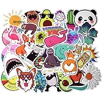 FEZZ 50 Stücke Vinyl Aufkleber Auto Motorrad Fahrrad Graffiti Aufkleber Laptop Computer Kinder Sticker Set Skateboard…