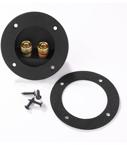 Set 4 Morsetti Altoparlanti Mono - 54x24mm, Con Pulsanti, Per Casse Fai Da Te - Foto 6