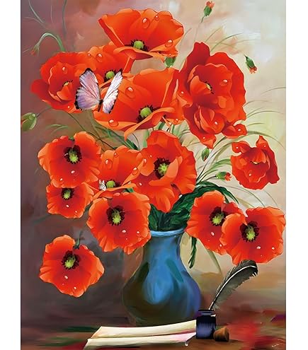 RICUVED 5D Diamond Painting Gnome, Kit De Peinture Diamant Complet Animaux, DIY Lapin Diamant Peinture Kit, Diamant Arts Craft Canevas Artisanat Maison Décoration Murale Decor 30x40cm