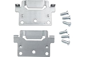 RUDIS-SPAREPARTS Plaque de montage 116791 - Convient comme pièce de rechange pour lit IKEA HEMNES - Poutre centrale Skorva (2 pièces + 6 vis)