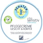 Penaten Y&uuml;z ve v&uuml;cut i&ccedil;in ultra hassas, bakım yapan bebek kremi, y&uuml;ksek hassasiyetli bebek cildi i&ccedil;in parf&uuml;ms&uuml;z, 100 ml