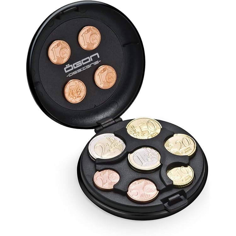 Organiseur à Pièces De Monnaie,Organiseurs Pour Pièces De Monnaie,Etui à Pièces En Euros,Pièces De Monnaie Porte-conteneur,Pour Voiture,taxi,8
