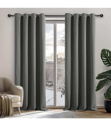 Thermisch geïsoleerd deurgordijn- 90 x 205 cm- terras keuken slaapkamer