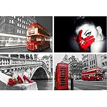 40X30Cm Broderie Diamant Kit Complet Paysage Métropole, 5D